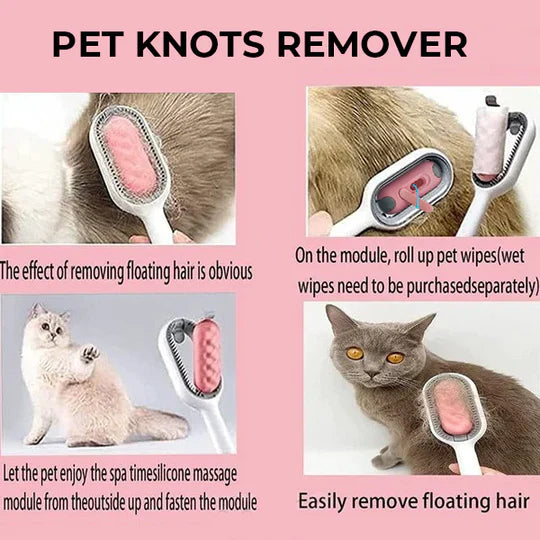 Pet Hair Removal Comb With Water Tank