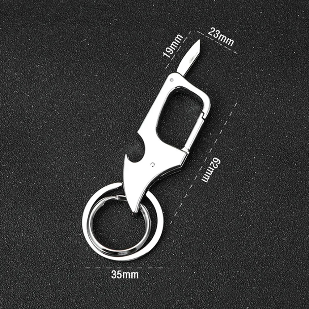 Multi-Function Keychain With Mini Knife