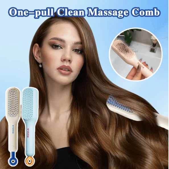 🔥One-pull Clean Massage Comb