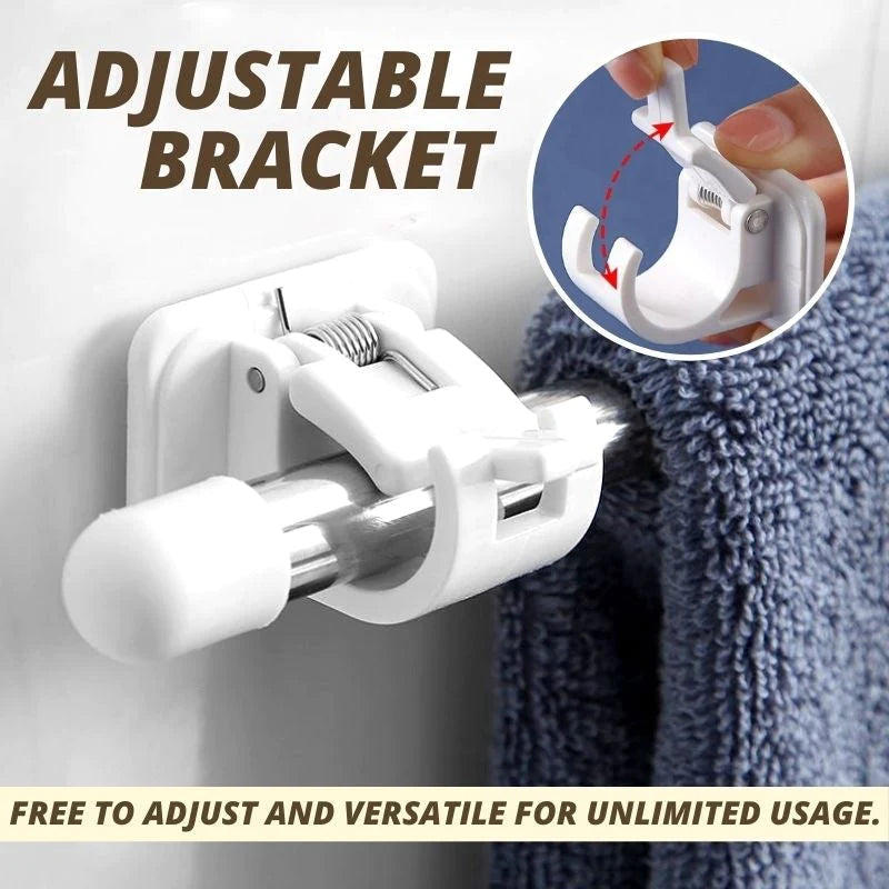 Nail-free Adjustable Rod Bracket Holders