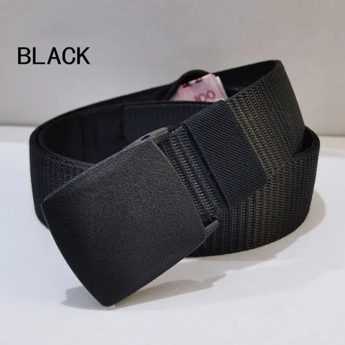 Anti Theft Tactical Belt with Hidden Money Pouch