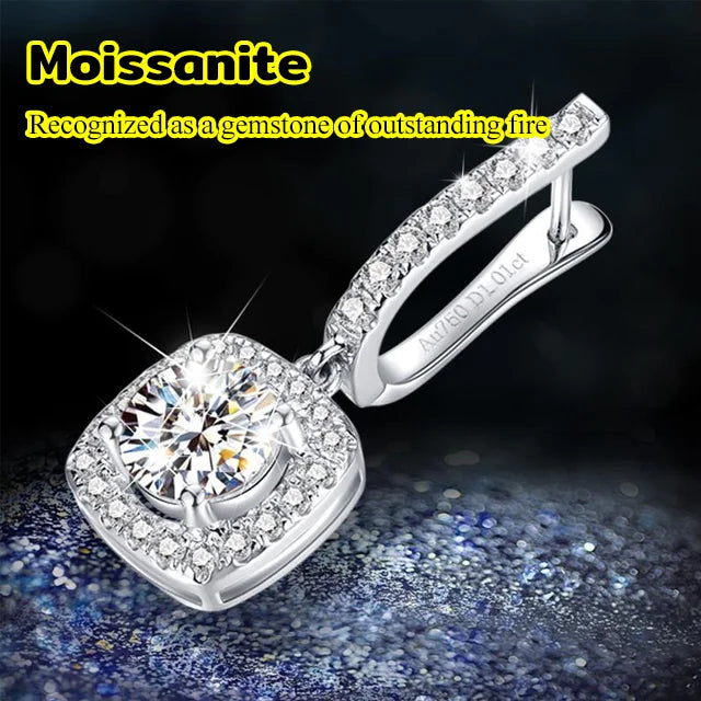 Moissanite Full Diamond Ball Earrings