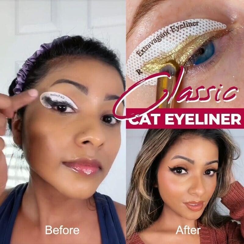 Quick Eyeliner Eyeshadow Stencils