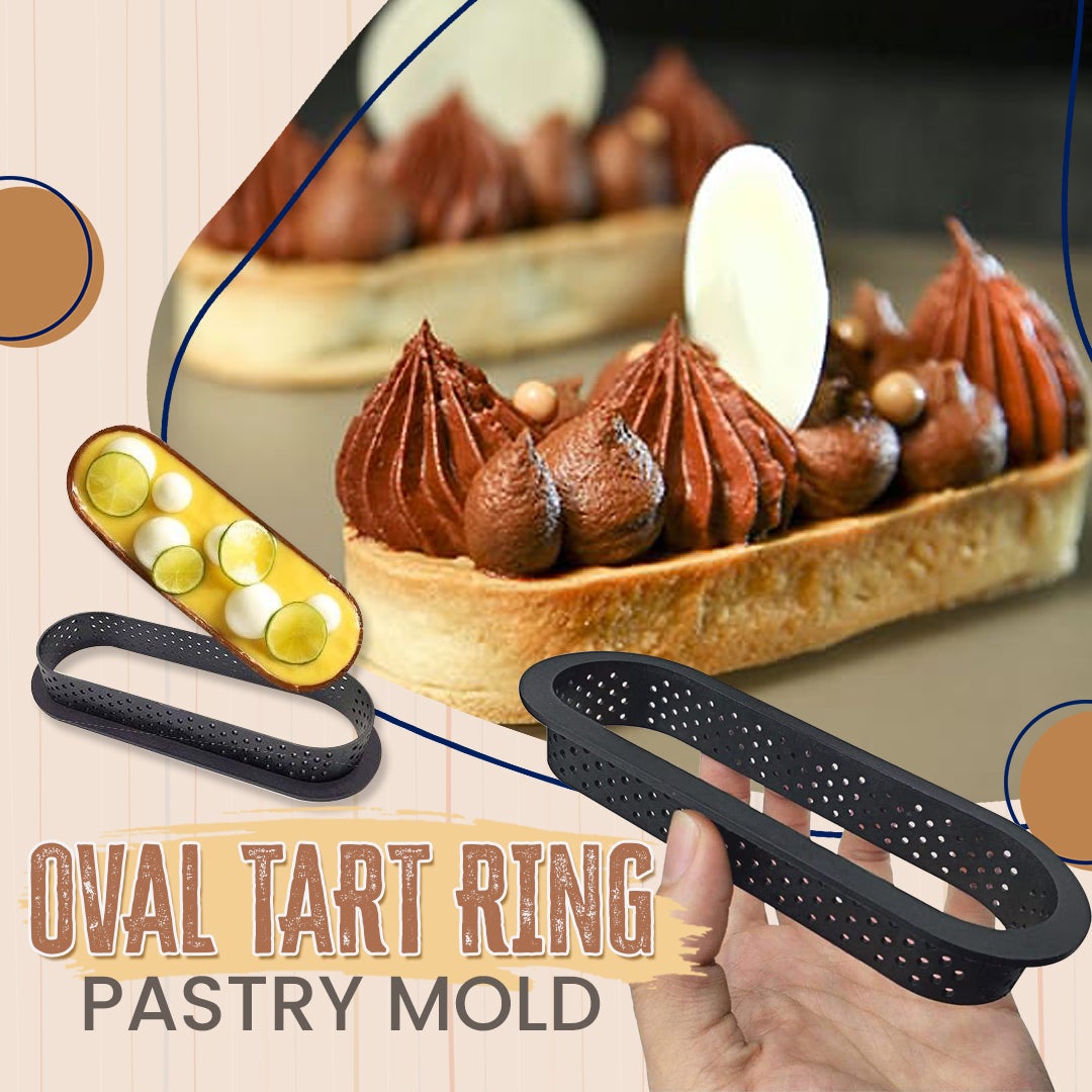 Oval Tart Ring Pastry Mold