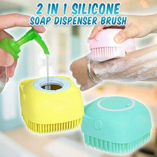 2 in 1 Silicone Soap Dispenser Brush  ♥